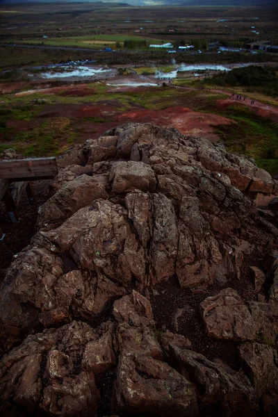 İzlanda 'daki kaplıca vadisi