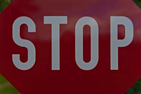 유럽에서 수있는 빨간색과 표지판 — 스톡 사진