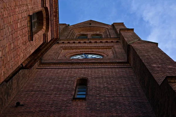 Chiesa Uranienborg Oslo Immagine Vista Dalla Strada Foto Alta Qualità — Foto Stock