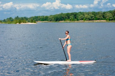 Paddle kurulu kadın kürek boarding08 kadar stand sup