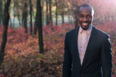 Afro Amerikalı iş adamı portrait05