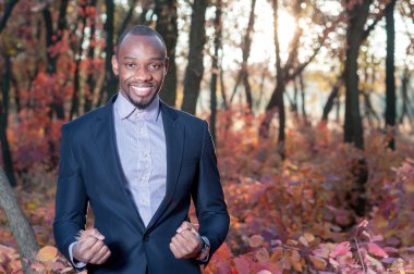 Afro Amerikalı iş adamı portrait05