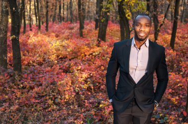 Afro Amerikalı iş adamı portrait01