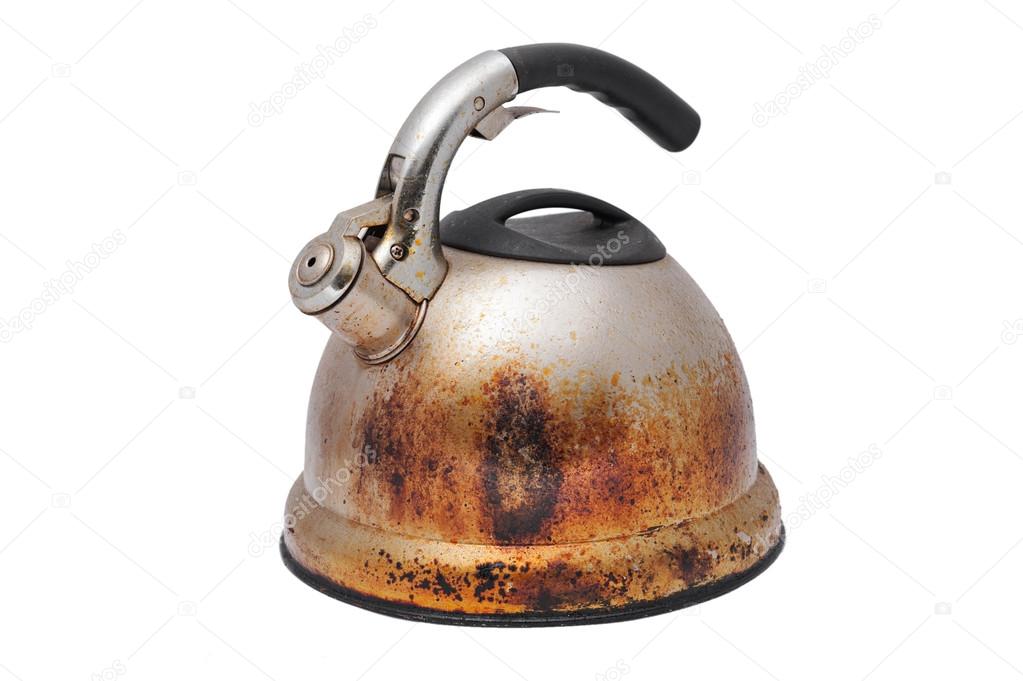 rusty old tea pot