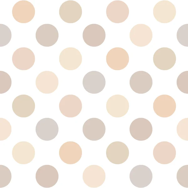 Seamless geometrical pattern with circles on a white background. — Stock Vector