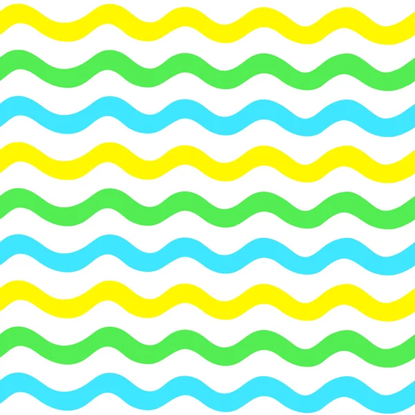 El ile boyalı soyut kesintisiz dalga deseni