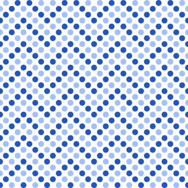 Polka noktaları ile kesintisiz geometrik desen. 