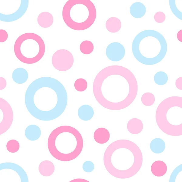 Kesintisiz geometrik polka noktalı desene 