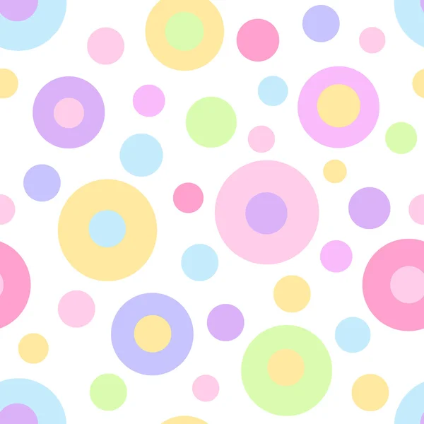 Kesintisiz geometrik polka noktalı desene 