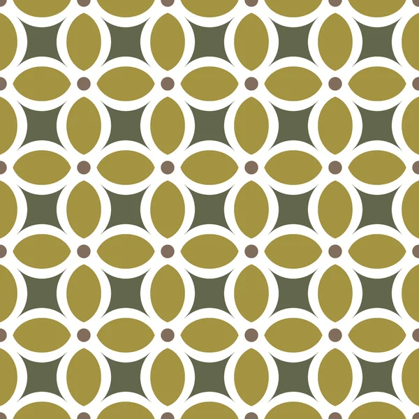 Soyut kesintisiz geometrik çiçek desenli