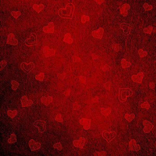 Valentine's day background with hearts — Stock Photo, Image