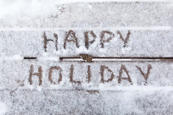 Happy holiday, hälsning — Stockfoto