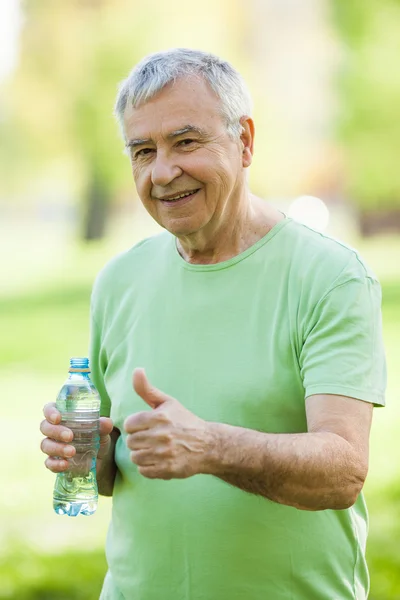 Active senior man — Stock Photo, Image