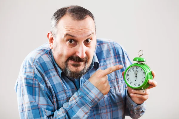 Studio shot portrait of mature man — Stock Photo, Image