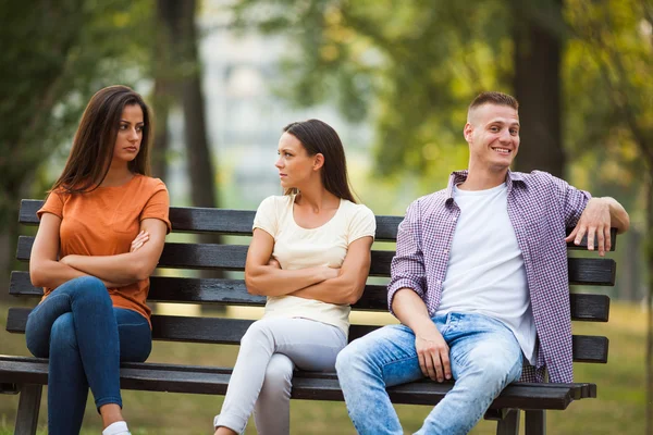 Les gens dans le parc — Photo