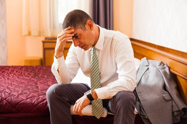 Worried businessman — Stock Photo, Image