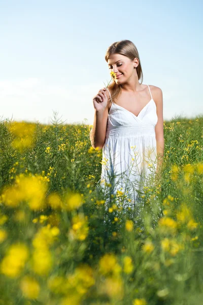 Me encantan las flores ! — Foto de Stock