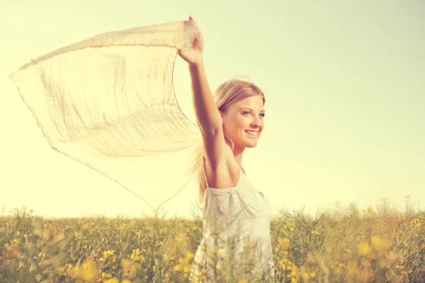 Mujer feliz — Foto de Stock