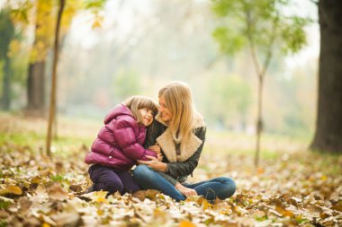 Park 'taki mutlu aile