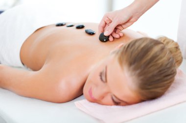 genç kadın rahatlatıcı