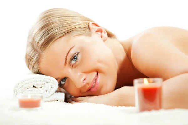 Enjoying spa treatment — Stock Photo, Image