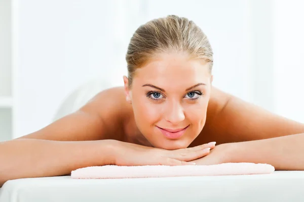 Young woman relaxing Stock Image