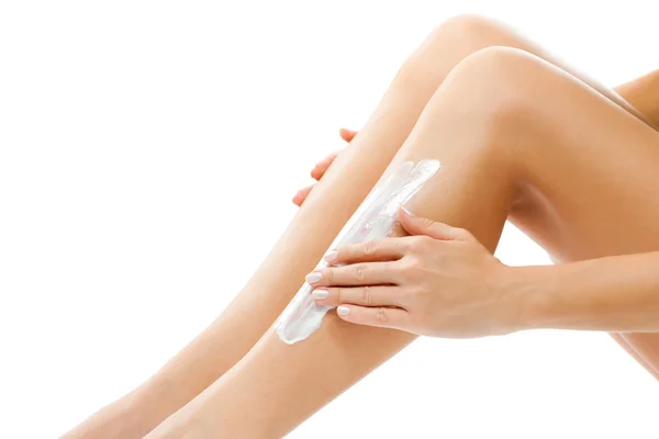 Skin cream treatment — Stock Photo, Image