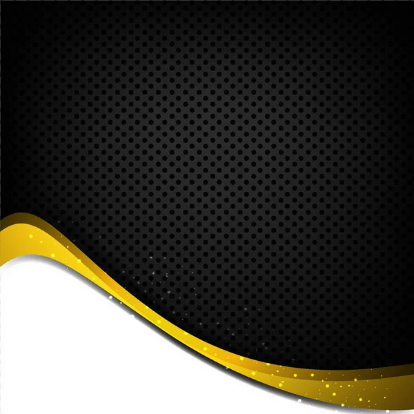 black yellow wavy background with dots
