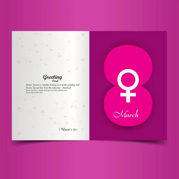 shiny womens day card vector design illustration