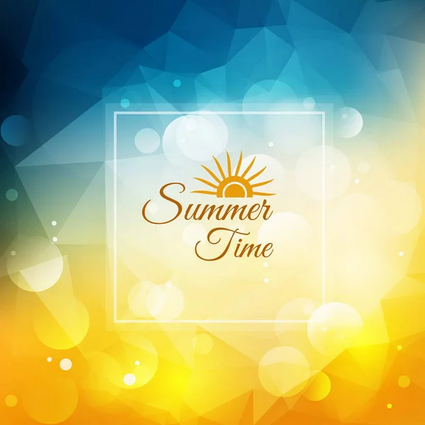 bright summer time background vector design illustration