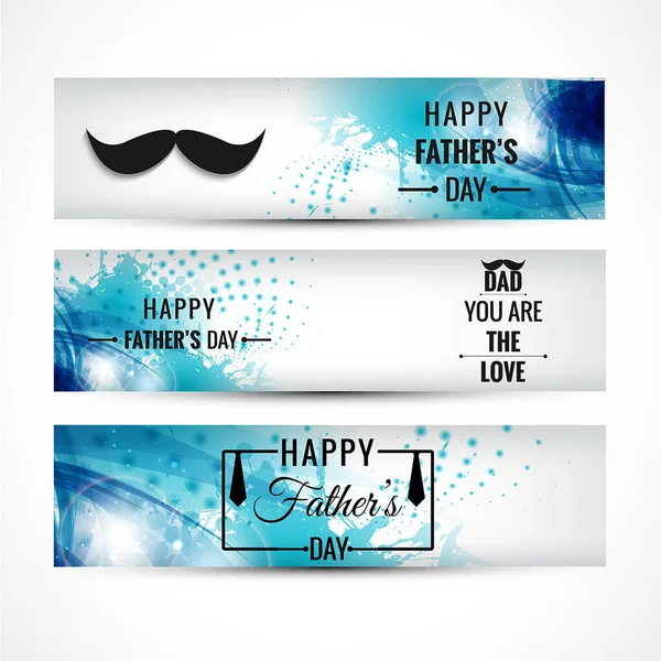 fathers day banners vector design illustration