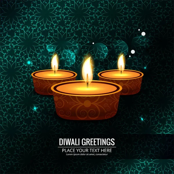 abstract floral background diwali vector design illustration