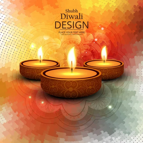 diwali background abstract shapes vector design illustration