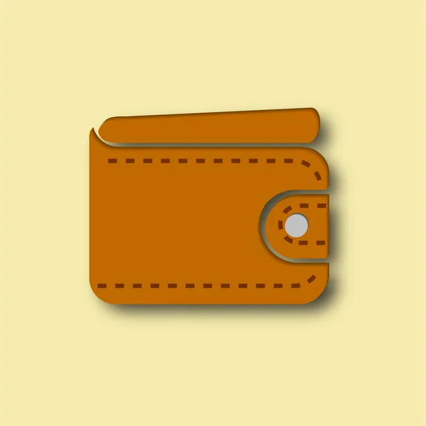 Wallet Icon Saving Money Concept Design Graphic Elements Icons Symbols — Stock Vector