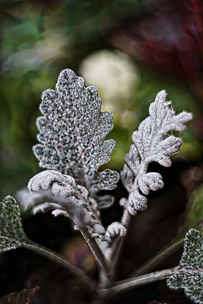 Vahşi çayır çiçek. Dijital sanat fotoğraf resim. Büyük sanatsal vuruş ne zaman yakınlaştırma.