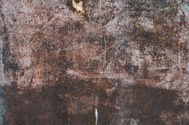 Paslı grunge metal sokak doku fotoğraf kümesi.