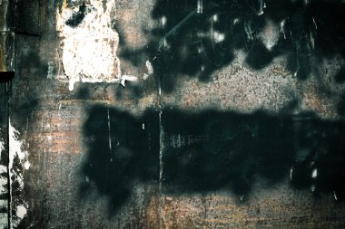 Paslı metal doku ile filtreler ve efektler fotoğraf koymak.