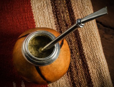 Yerba mate çay fotoğraf.
