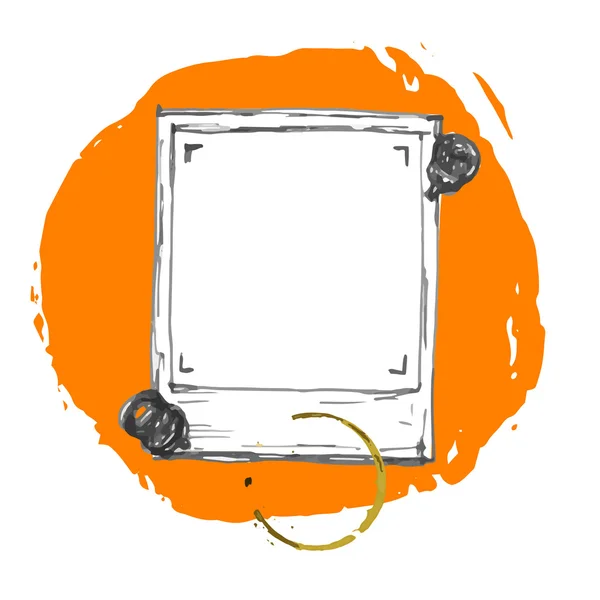 Vintage çizim fotoğraf çerçevesi