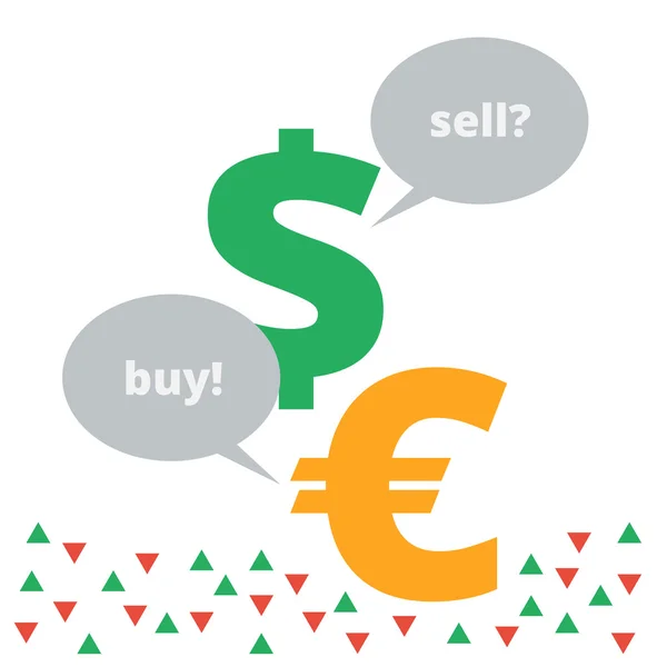 Forex illüstrasyon bir küme