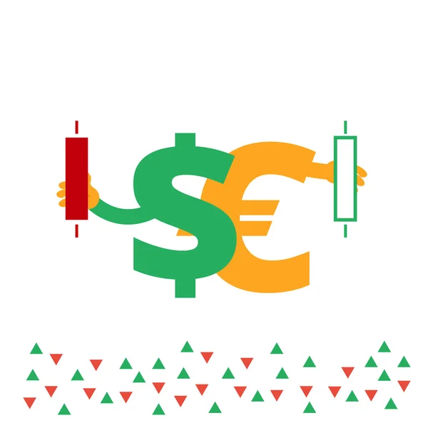 Forex illüstrasyon bir küme