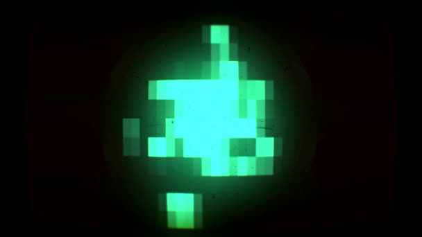 Fond liquide pixels rétro 