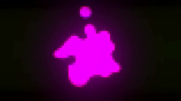 Fond liquide pixels rétro 