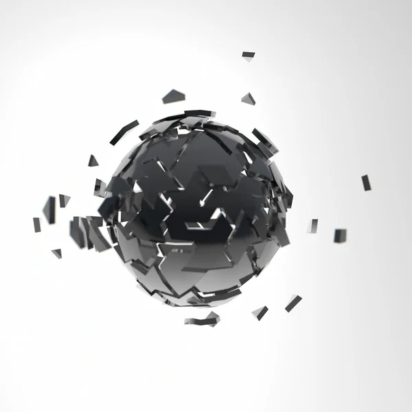 3D render yapısı küre illüstrasyon