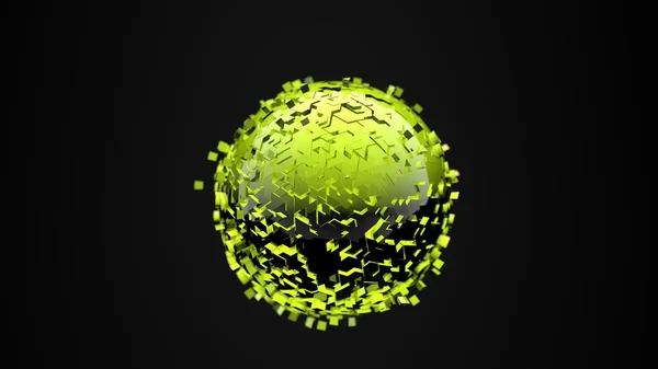 Illustration de sphère de structure de rendu 3d — Photo