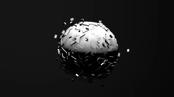 Illustration de sphère de structure de rendu 3d — Photo