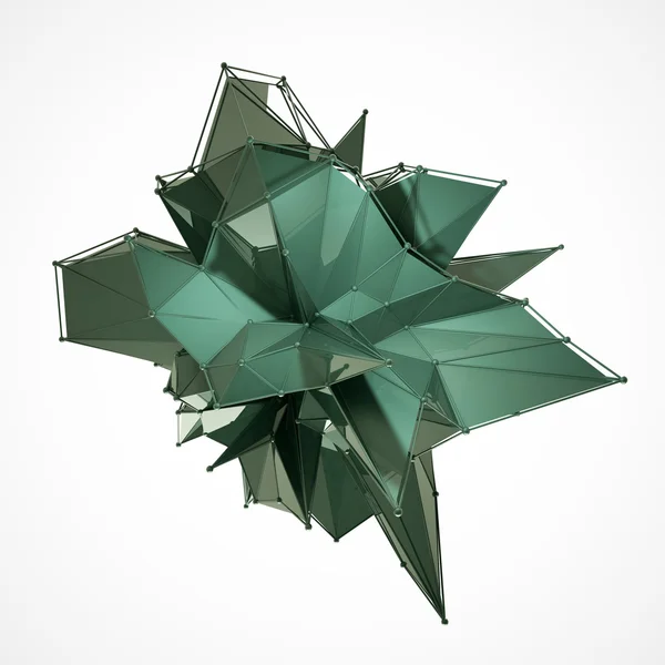 Estructura 3D renderizar gráficos por computadora CG. Ilustración de cristal. Uno del set. Más en mi porftolio . —  Fotos de Stock