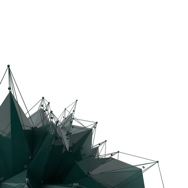Estrutura 3d renderizar gráficos de computador CG. Ilustração de cristal. Uma do estúdio. Mais no meu porftolio . — Fotografia de Stock