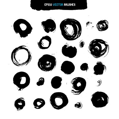 vektör fırça konturu toplama 