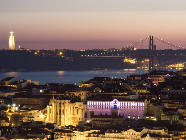 Lizbon görünümü, Portekiz — Stok fotoğraf